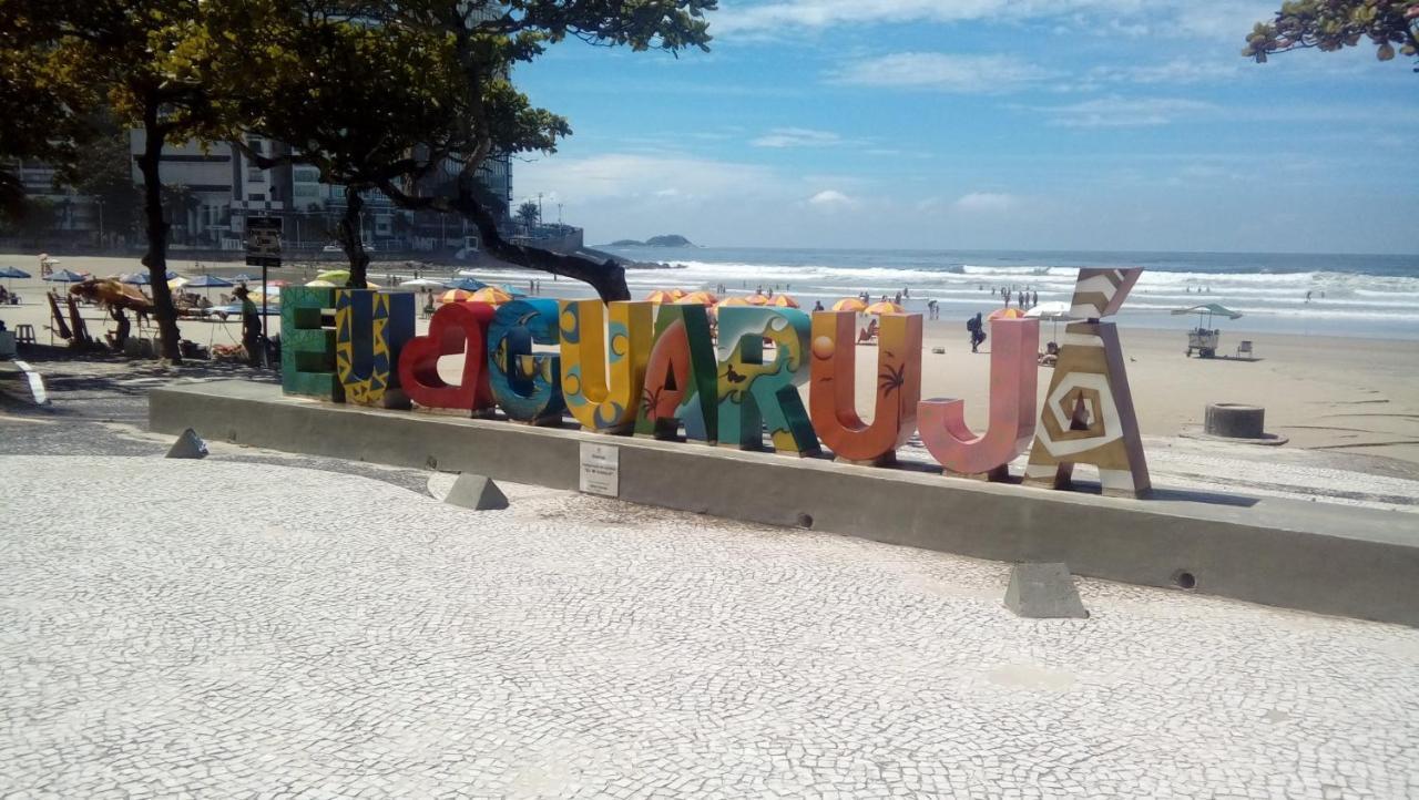 Aconchego Na Praia Lägenhet Guarujá Exteriör bild